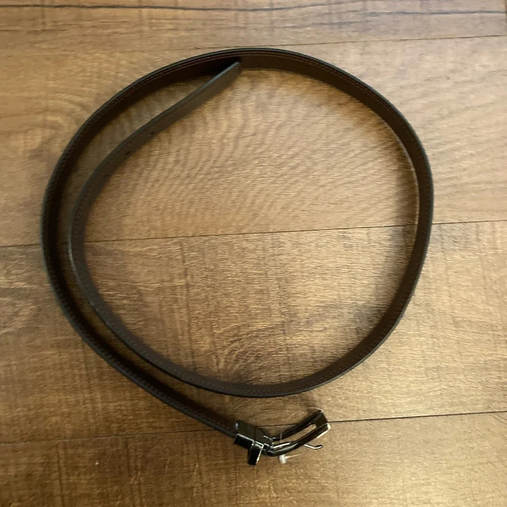 Dickies Black Coated Leather Reversible Brown Belt NWOT Men’s XL 42-44